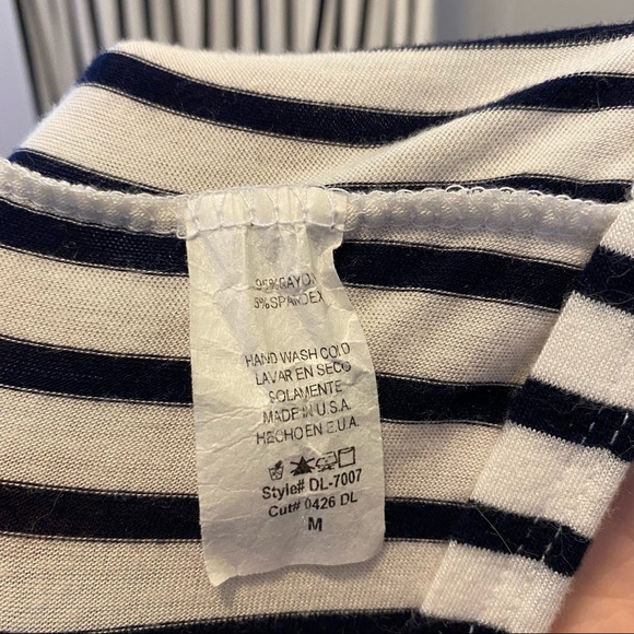 Magic Fit black & white striped maxi sz M soft - Picture 5 of 5